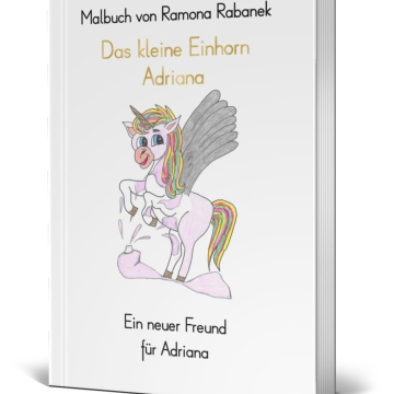 Malbuch: Ein neuer Freund für Adriana
